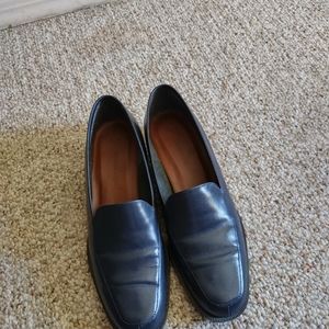 Etienne Aigner Navy Blue Dress Loafers